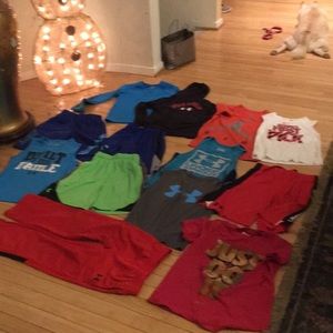 Under Armour and Nike size Small and Medium